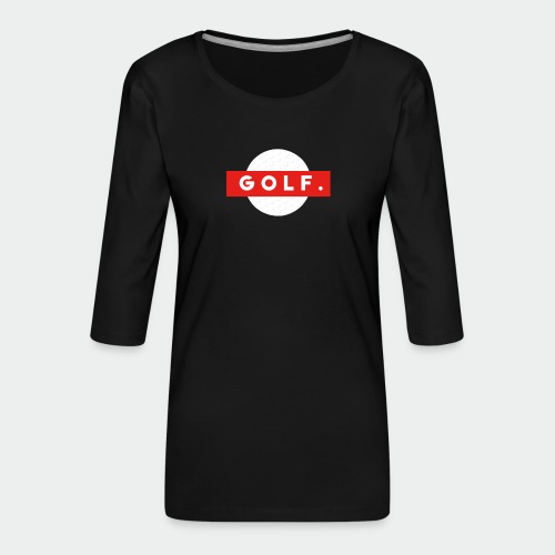 GOLF. - T-shirt Premium manches 3/4 Femme