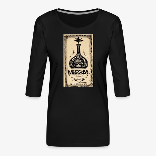 Feiring av Mescal - Premium T-skjorte med 3/4 erme for kvinner
