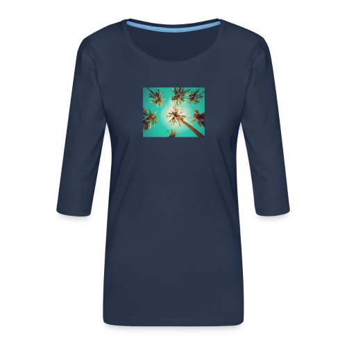 palm pinterest jpg - Women's Premium 3/4-Sleeve T-Shirt