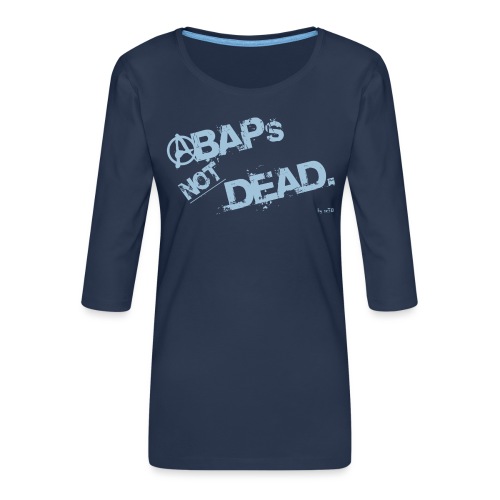 ABAPsNotDead light Blue - Frauen Premium 3/4-Arm Shirt