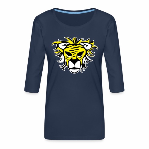 Tigris Logo - T-shirt Premium manches 3/4 Femme