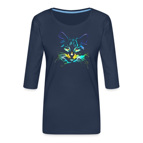 Vorschau: color kitty - Frauen Premium 3/4-Arm Shirt