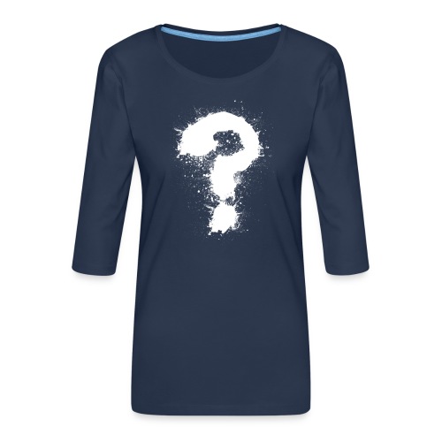 Fragezeichen - Frauen Premium 3/4-Arm Shirt