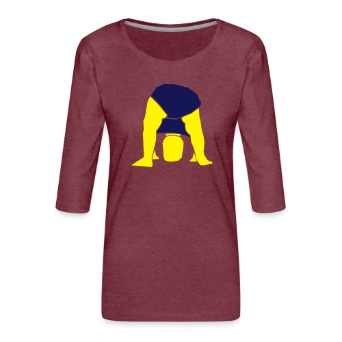 baby cabeca - Women's Premium 3/4-Sleeve T-Shirt