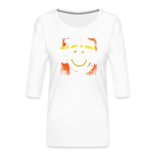 Give Me A Smile - Frauen Premium 3/4-Arm Shirt