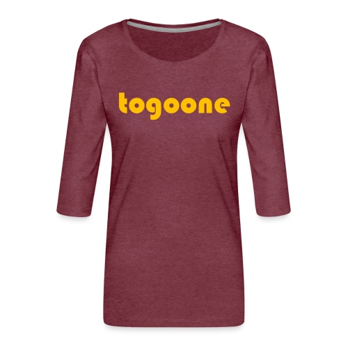 togoone official - Frauen Premium 3/4-Arm Shirt