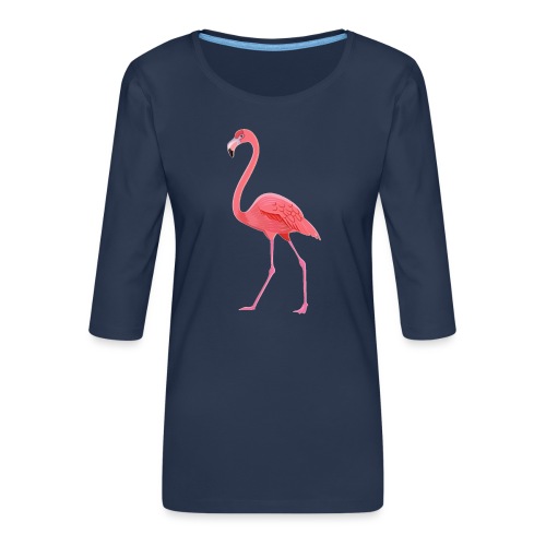 Flamingo - Frauen Premium 3/4-Arm Shirt