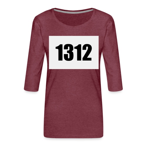 1312 - Premium-T-shirt med 3/4-ärm dam