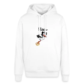 Maquette de Sweat à capuche SOUNDER Stanley/Stella Unisexe « T-shirt Logo Cigogne Alsace » à imprimer et personnaliser