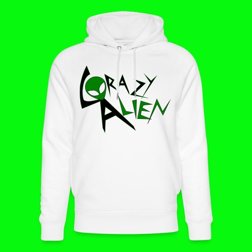 Crazy Alien - Felpa con cappuccio ecologica unisex di Stanley & Stella