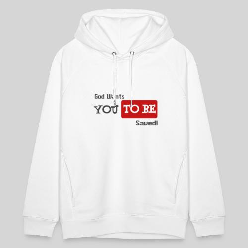 God wants you to be saved Johannes 3,16 - Stanley/Stella Unisex Bio-Hoodie