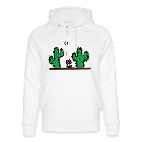Cactus - Felpa con cappuccio ecologica unisex di Stanley & Stella