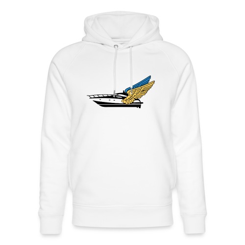 Motorboot mit Flügeln - Stanley/Stella Unisex Bio-Hoodie