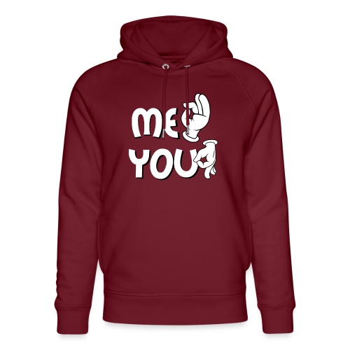 Me ok and you asshole - Stanley/Stella Unisex Bio-Hoodie