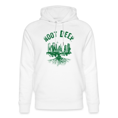 Root deep Urban grün - Stanley/Stella Unisex Bio-Hoodie