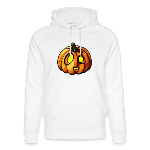 Pumpkin Halloween watercolor scribblesirii - Stanley/Stella økologisk unisex-hoodie
