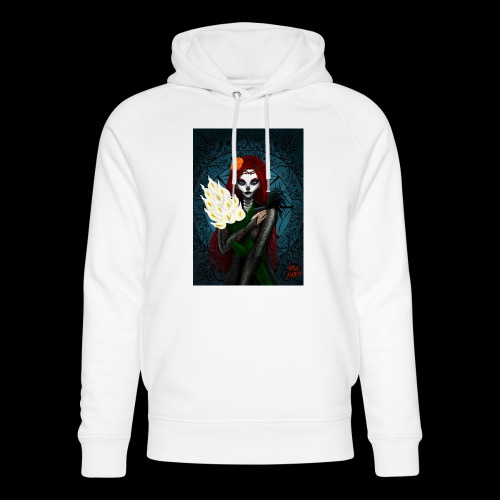 Death and lillies - Unisex Organic Hoodie by Stanley & Stella