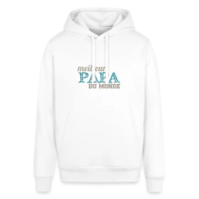 Maquette de Sweat à capuche SOUNDER Stanley/Stella Unisexe « T-shirt Le Meilleur Papa du Monde - Cadeau Fête des Pères Original » à imprimer et personnaliser
