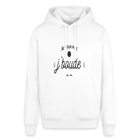 Maquette de Sweat à capuche SOUNDER Stanley/Stella Unisexe « T-shirt "Je Peux Pas, Je Boude" Humour » à imprimer et personnaliser