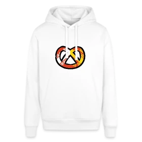 Maquette de Sweat à capuche SOUNDER Stanley/Stella Unisexe « T-shirt Humour Logo Bretzel Alsace » à imprimer et personnaliser