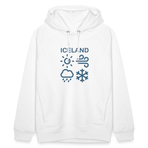 HUH! Iceland / Weather (Full Donation) - Stanley/Stella Unisex Organic Hoodie