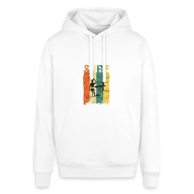 Maquette de Sweat à capuche SOUNDER Stanley/Stella Unisexe « T-shirt Surfing Vintage | Passion Vagues » à imprimer et personnaliser