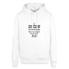 Maquette de Sweat à capuche SOUNDER Stanley/Stella Unisexe « Électricien au Courant | T-Shirt Humour Pro du Câble » à imprimer et personnaliser