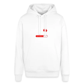 Maquette de Sweat à capuche SOUNDER Stanley/Stella Unisexe « Future Infirmière : Patientez ! T-shirt Humour et Motivation » à imprimer et personnaliser