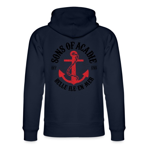 Sons Of Acadie Ancre de Marine - Molleton à capuche bio Stanley/Stella Unisexe