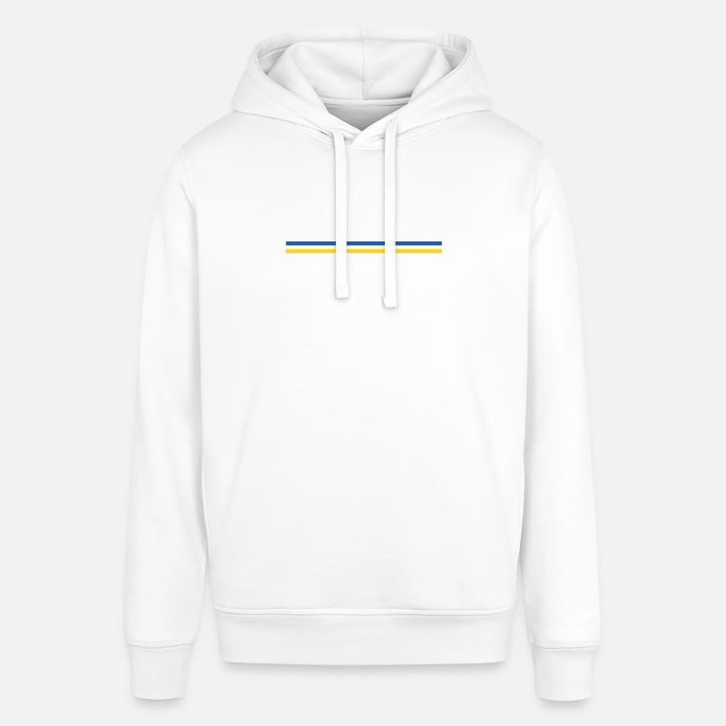Trait ou drapeau Ukraine - Sweat à capuche SOUNDER Stanley/Stella Unisexe - blanc