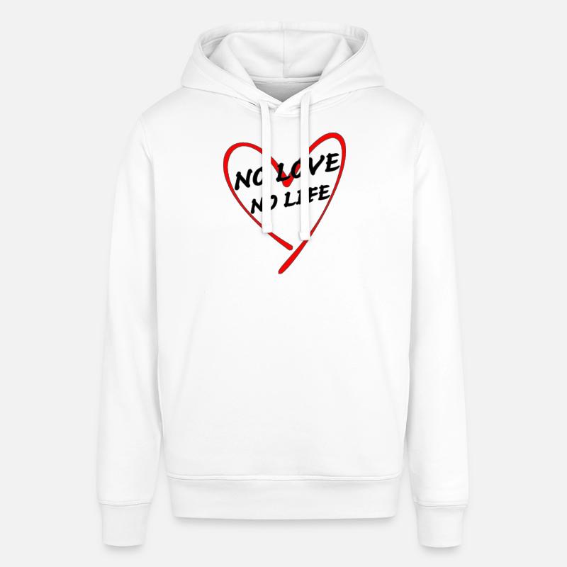 Pas d’amour pas de vie - Sweat à capuche SOUNDER Stanley/Stella Unisexe - blanc