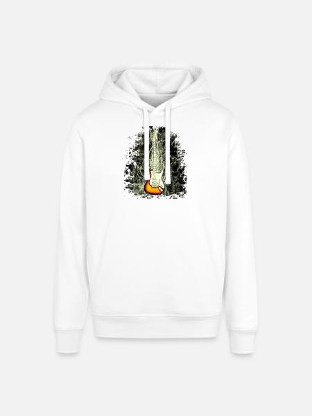 guitar - Stanley/Stella SOUNDER Unisex Hoodie - white