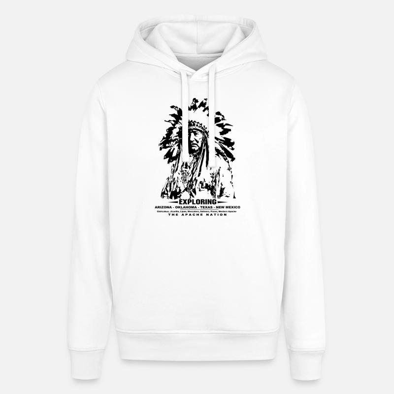 the apache nation Exploring Arizona, Texas,.... - Sweat à capuche SOUNDER Stanley/Stella Unisexe - blanc