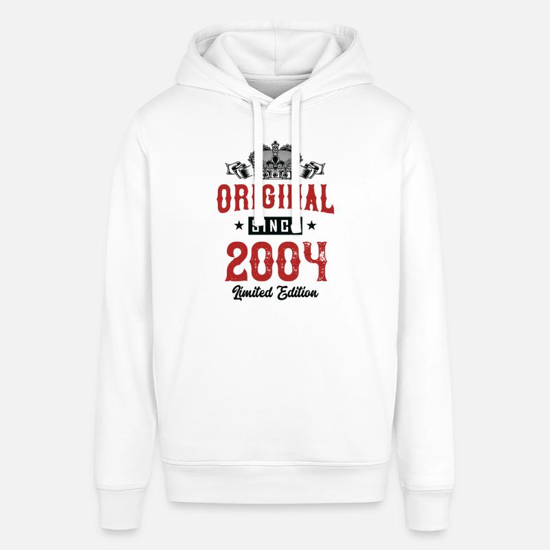 2004 Édition Limitée - Sweat à capuche SOUNDER Stanley/Stella Unisexe - blanc