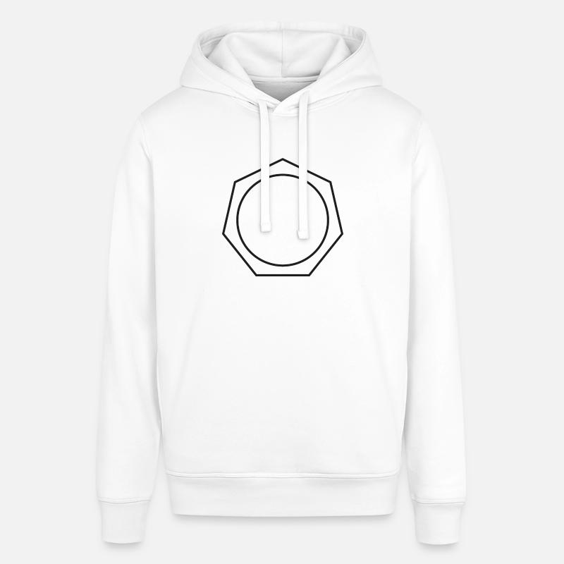 Kreis im Siebeneck oder Mutter - Stanley/Stella Unisex Hoodie SOUNDER - Weiß