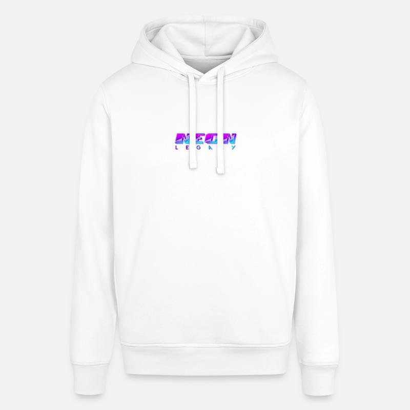 Neon Legacy Synthwave - Sweat à capuche SOUNDER Stanley/Stella Unisexe - blanc
