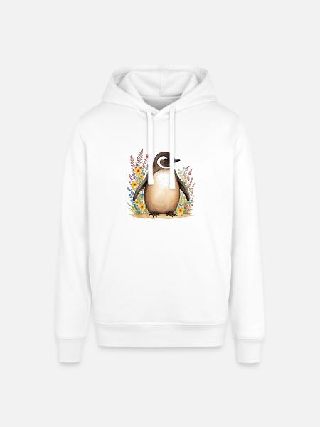 Cute penguin - Stanley/Stella SOUNDER Unisex Hoodie - white