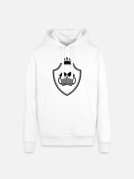 Bierglas Wappen - Stanley/Stella Unisex Hoodie SOUNDER - Weiß