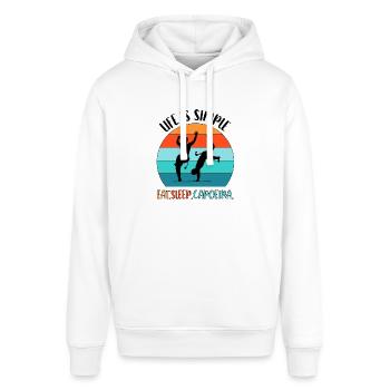 Capoeira - Stanley/Stella Unisex Hoodie SOUNDER - Weiß - Vorne - Alina (178cm) & Michal (187cm)