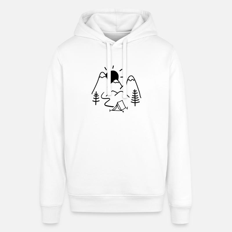 camping - Sweat à capuche SOUNDER Stanley/Stella Unisexe - blanc