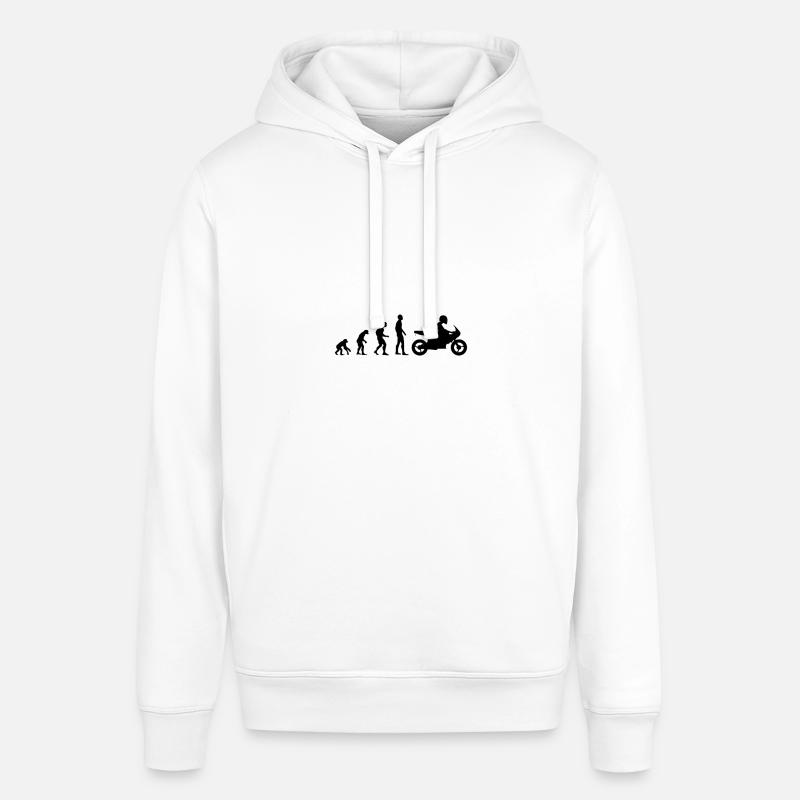 Evolution Motocyclisme Motard Motard - Sweat à capuche SOUNDER Stanley/Stella Unisexe - blanc