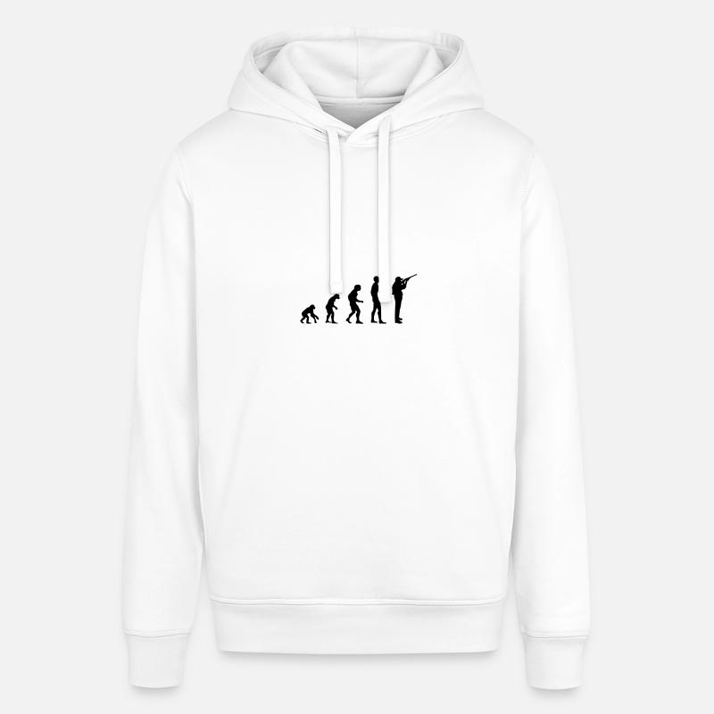 Évolution Chasse Chasse Chasseur - Sweat à capuche SOUNDER Stanley/Stella Unisexe - blanc