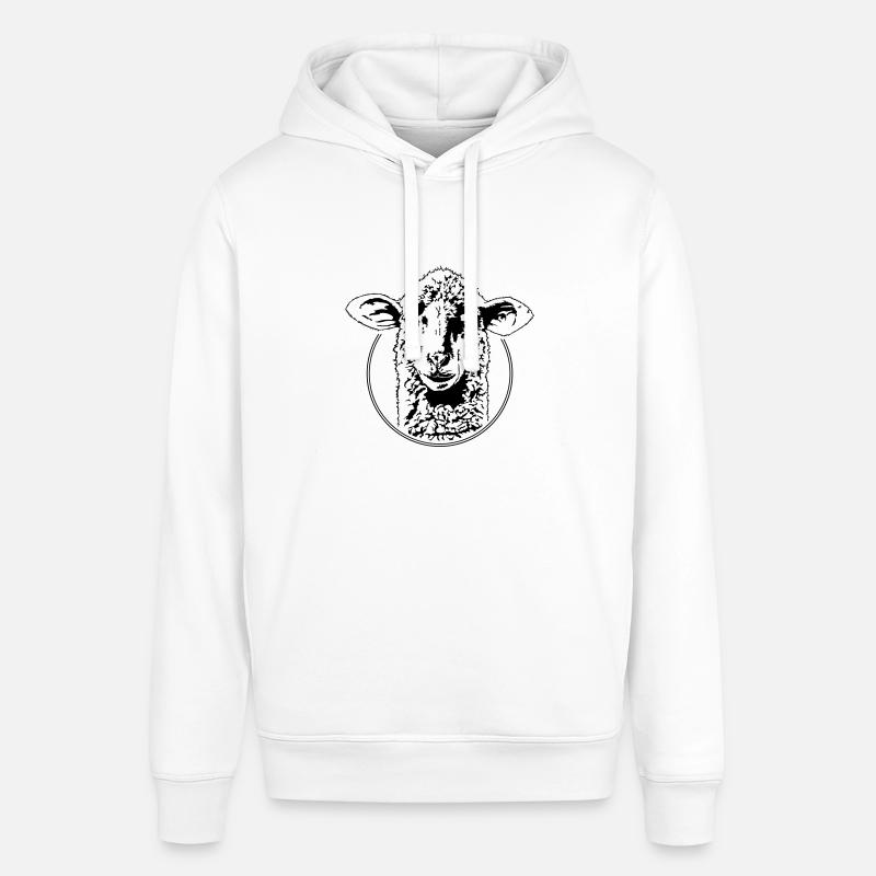 MOUTONS Moutons Schäfer Schafkopf Wilsigns - Sweat à capuche SOUNDER Stanley/Stella Unisexe - blanc