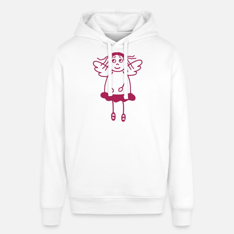 Ange gardien filles - Sweat à capuche SOUNDER Stanley/Stella Unisexe - blanc