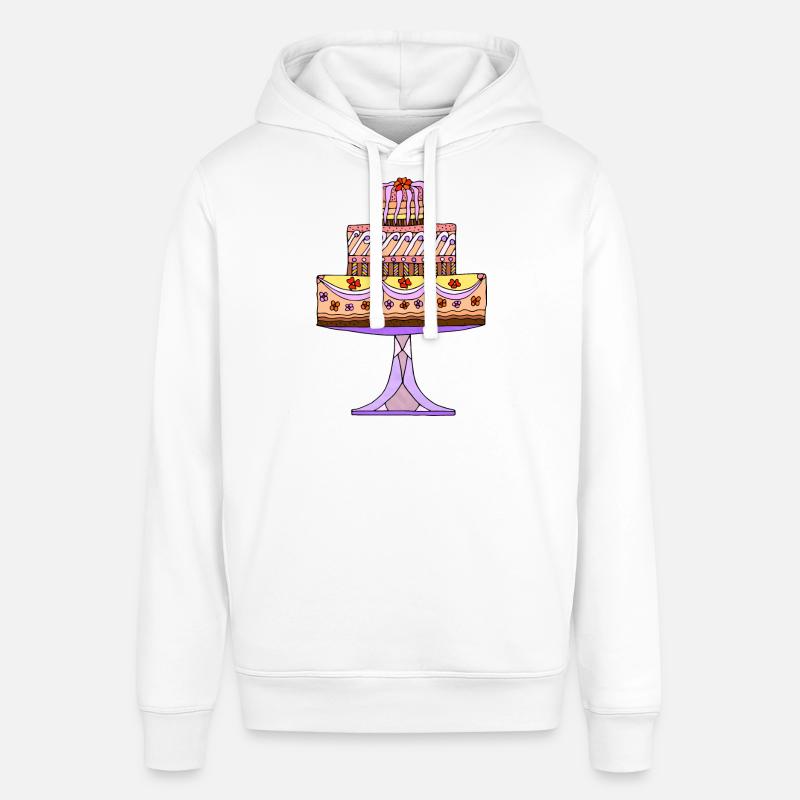 Gâteau - Sweat à capuche SOUNDER Stanley/Stella Unisexe - blanc