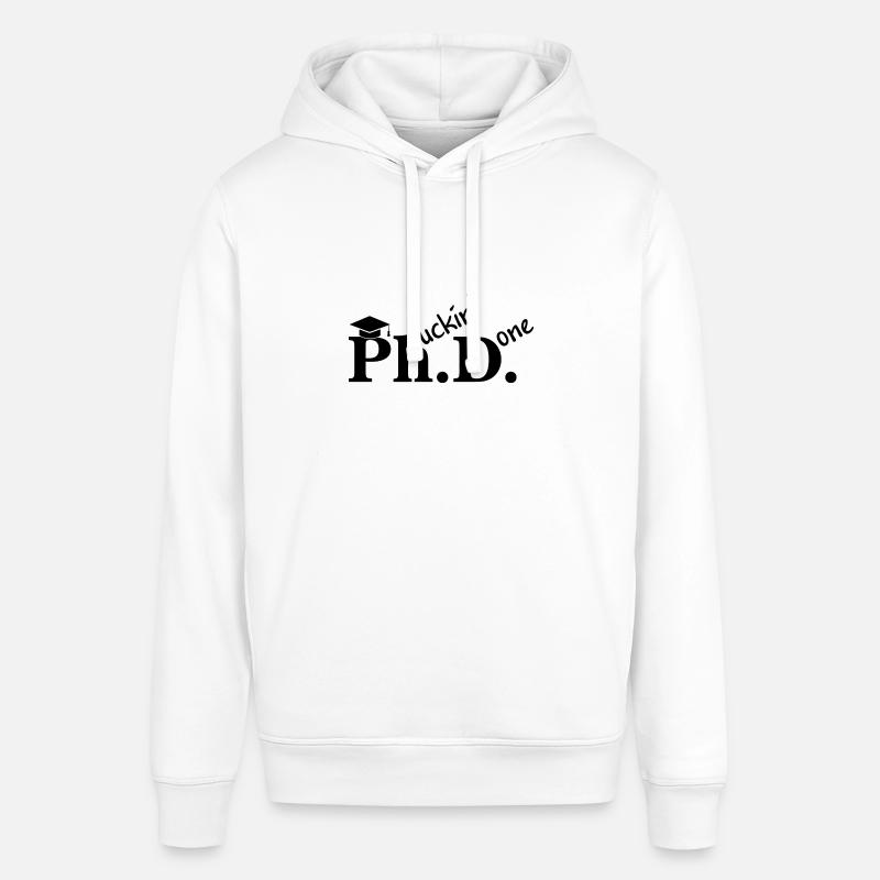 Phd Abschlussfeier Student Geschenk Dissertation - Stanley/Stella Unisex Hoodie SOUNDER - Weiß