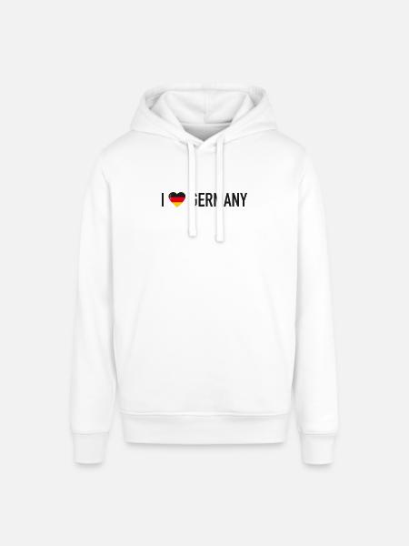 I Love Germany - Stanley/Stella SOUNDER Unisex Hoodie - white