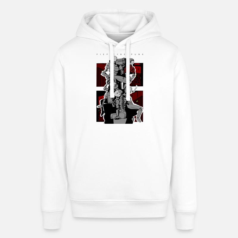 Säule oder Piep - Stanley/Stella Unisex Hoodie SOUNDER - Weiß