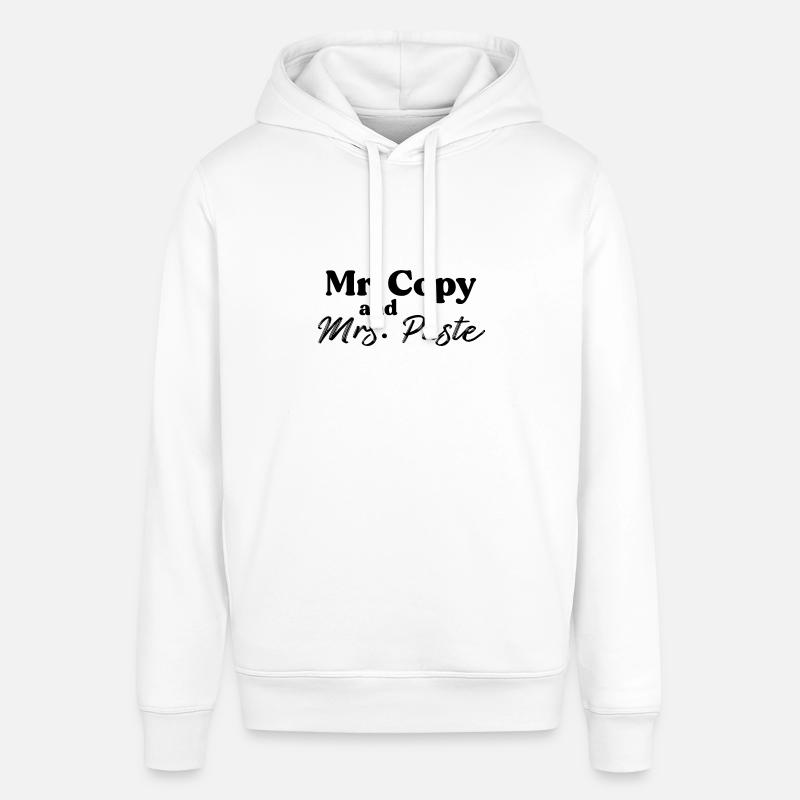 M. Copy and Mrs Paste - Sweat à capuche SOUNDER Stanley/Stella Unisexe - blanc