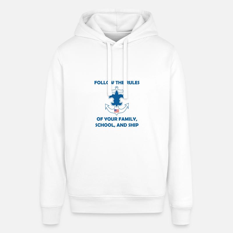Scouts de mer Loi Vœu - Sweat à capuche SOUNDER Stanley/Stella Unisexe - blanc